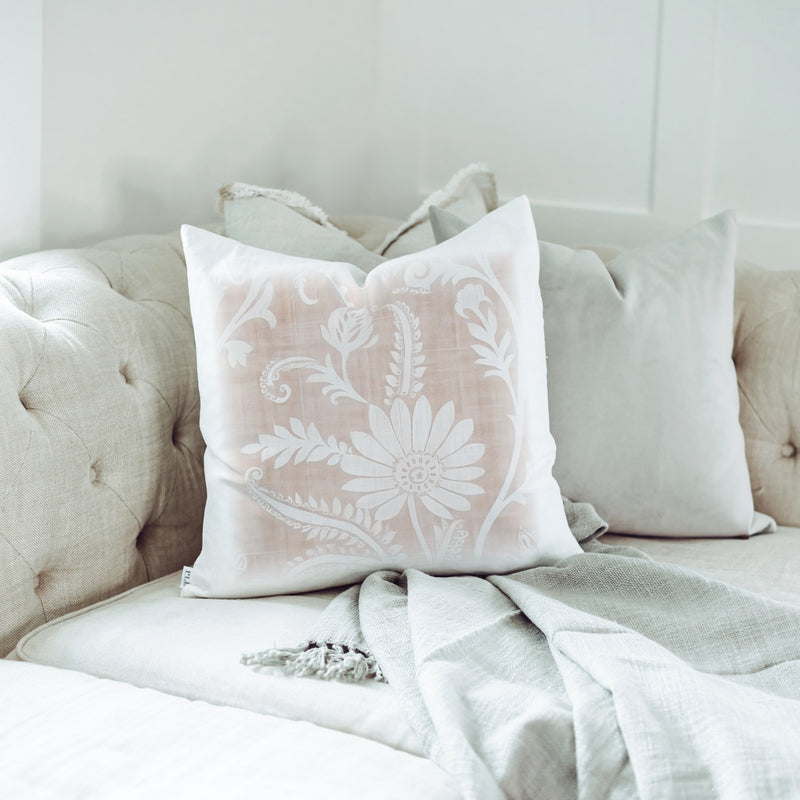 Neutral Tapestry Pillow Cover