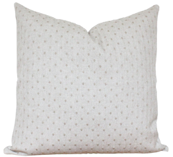 Beige Dot Pillow Cover | Deanne
