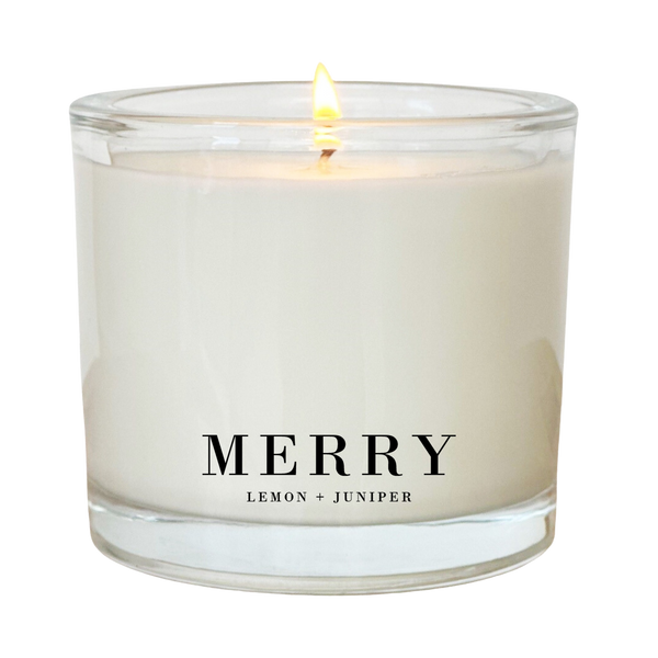 Merry  Lemon + Juniper Coconut Wax Candle – Porter Lane Home