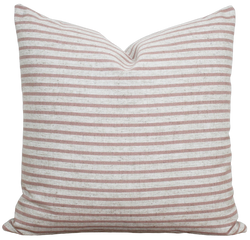 Blush Pink Stripe Pillow Cover | Everly