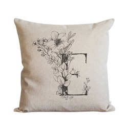 Personalized Monogram Pillow Cover.