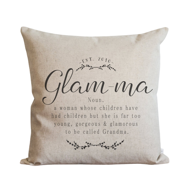 Glamma Pillow Cover. Porter Lane Home