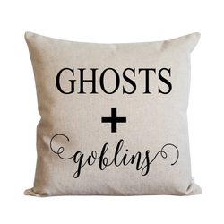 Ghost + Goblins Pillow Cover.