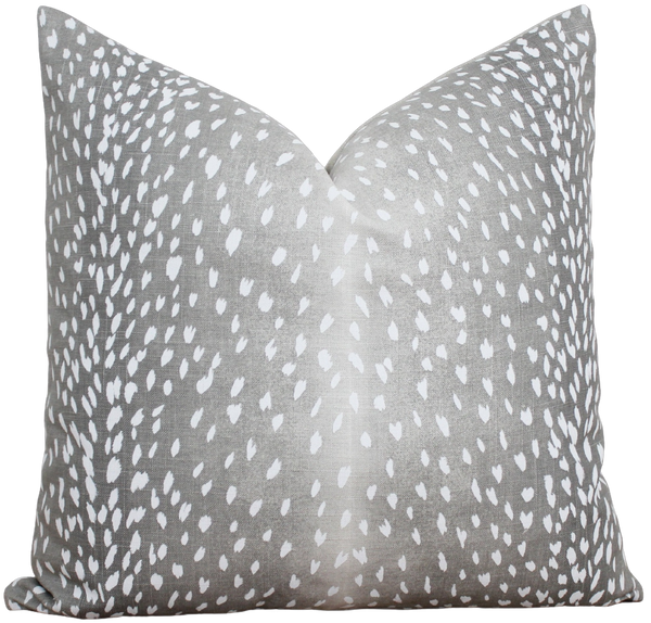 Antelope Pillow Cover Ash