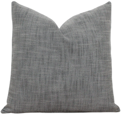Charcoal Gray Outdoor Pillow | Dixie