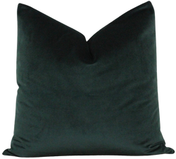 Dark Green Velvet Pillow Cover | Emerson