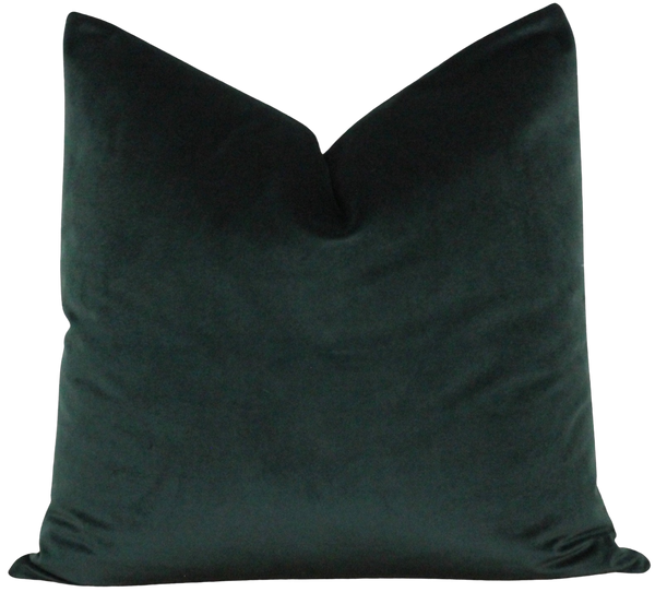 Dark Green Velvet Pillow Cover | Emerson