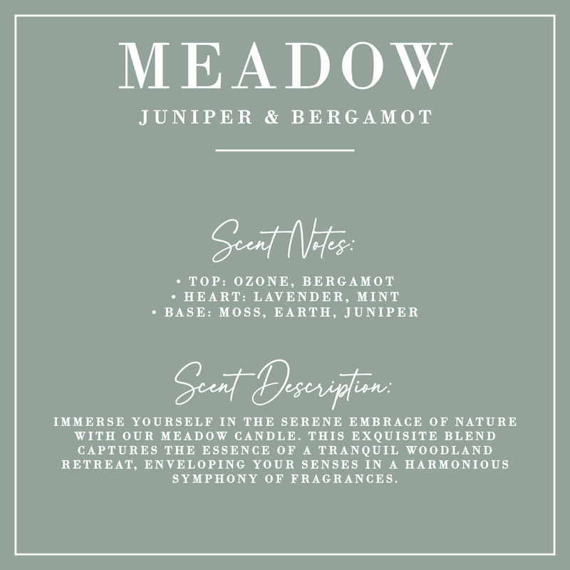 MEADOW | Juniper + Bergamot Candle