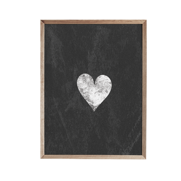 a picture of a white heart on a black background