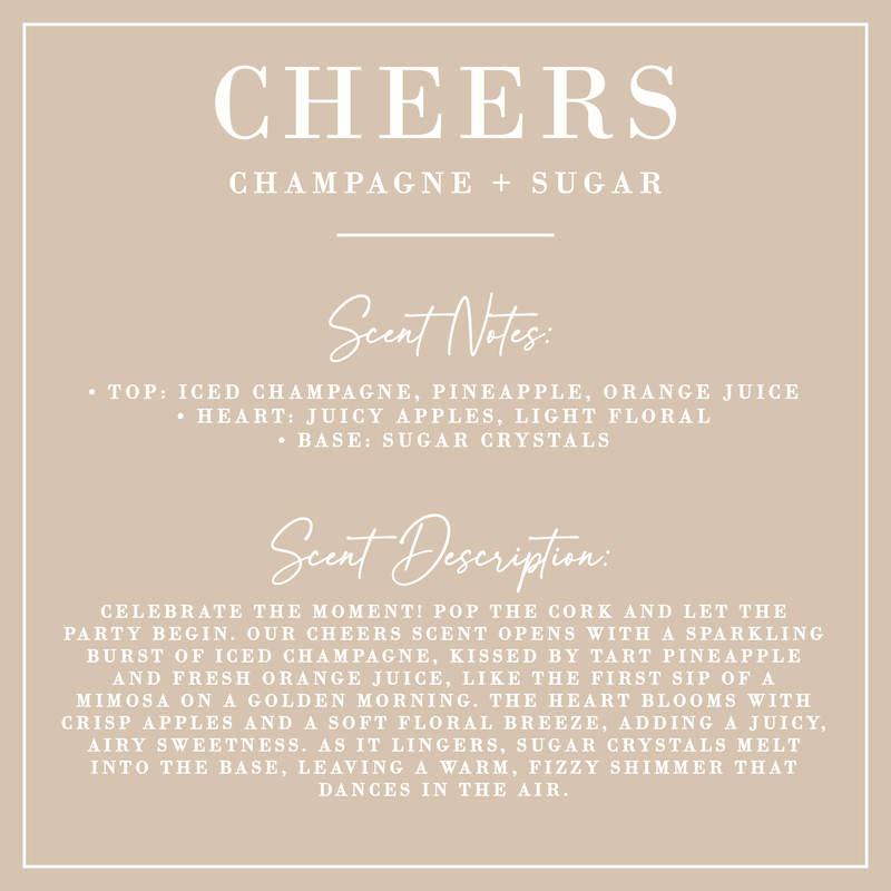 CHEERS | Champagne + Sugar Reed Diffuser