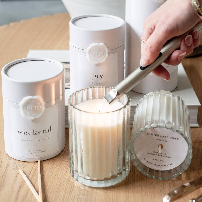 CHEERS | Champagne + Sugar Fluted Coconut Wax Candle