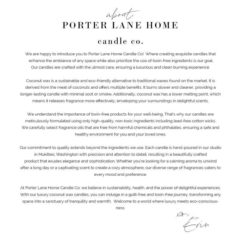 a letter written in black and white with the words potter lane home