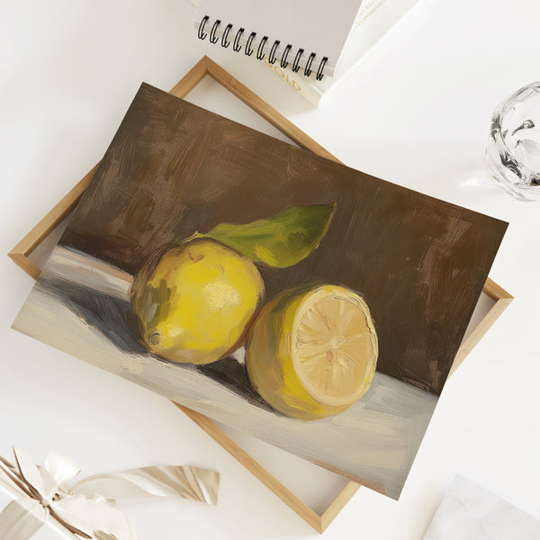 Lemon Art Print