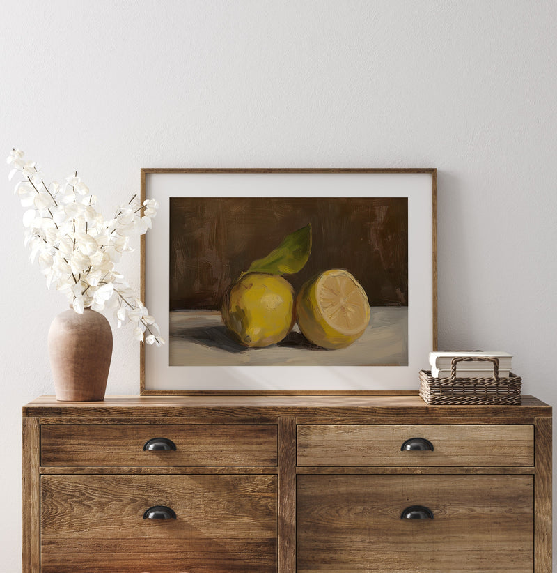 Lemon Art Print
