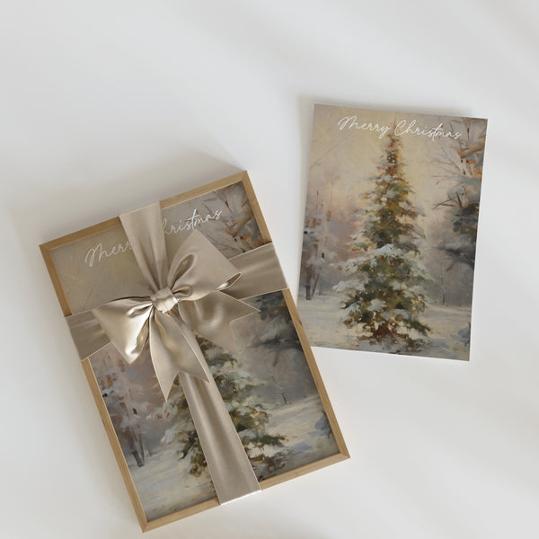 Merry Christmas Tree Art Print