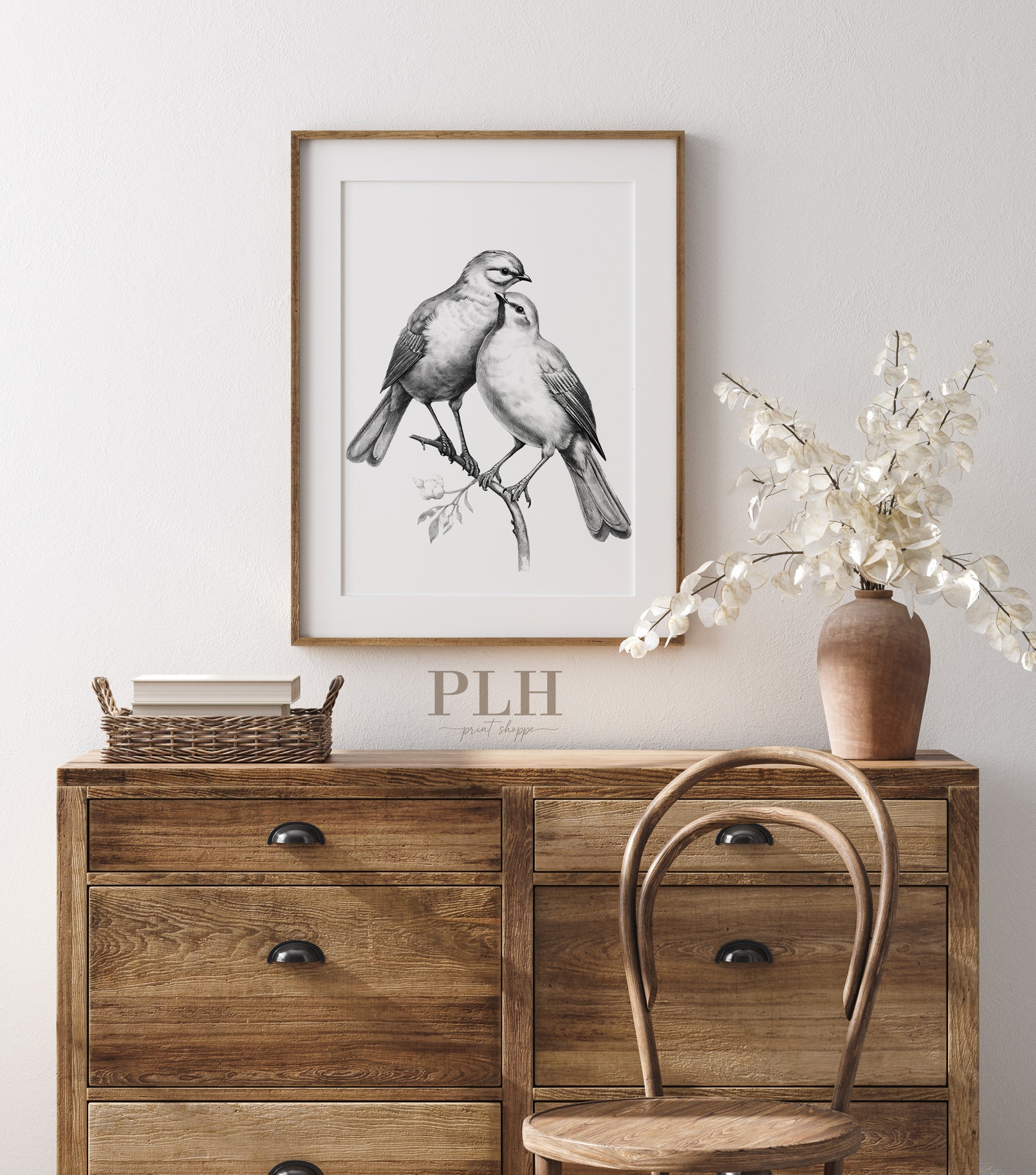 Spring Bird Sketch Art Print | AC6008 – Porter Lane Home