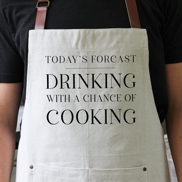 Todays Forcast Chef Apron
