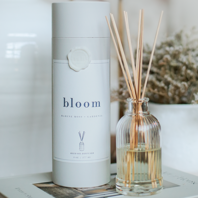 Bloom | Marine Moss + Gardenia Reed Diffuser