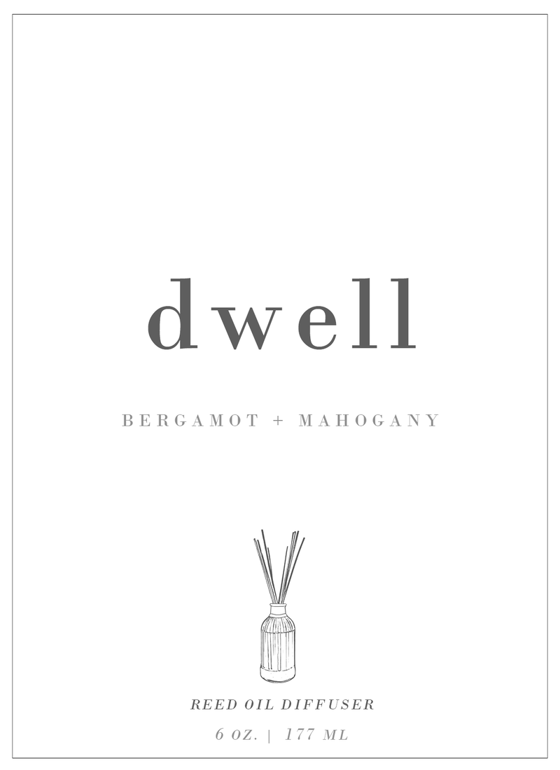 Dwell | Bergamot + Mahogany Reed Diffuser