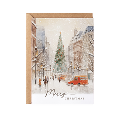 Merry Christmas City Greeting Card