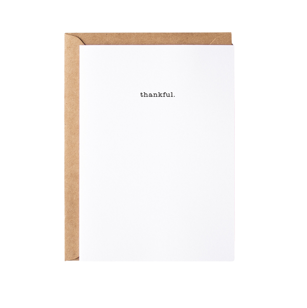 Thankful. Greeting Card