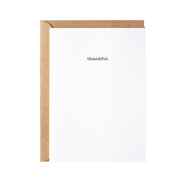 Thankful. Greeting Card