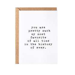 History of Forever Greeting Card
