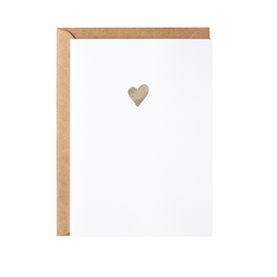 Glitter Heart Greeting Card