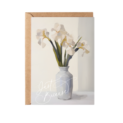 Just Because Floral Greeting Card