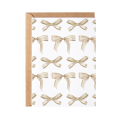 Bows Greeting Card