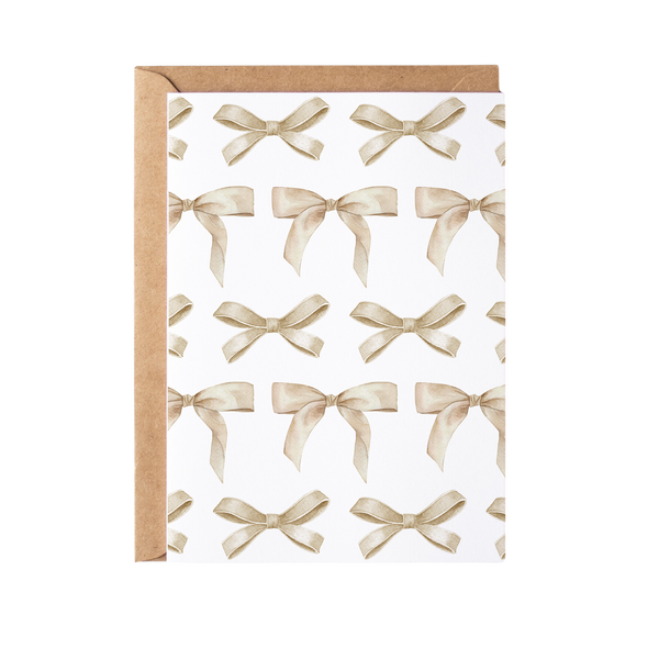 Bows Greeting Card