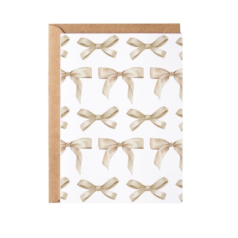 Bows Greeting Card