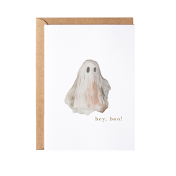 Hey Boo Greeting Card