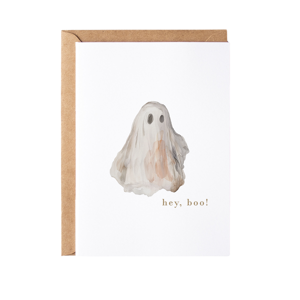 Hey Boo Greeting Card