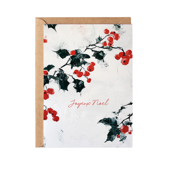 Joyeux Noel Greeting Card