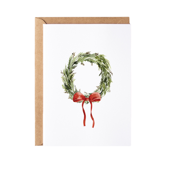 Christmas Wreath Greeting Card