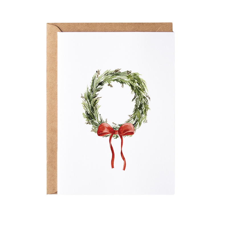 Christmas Wreath Greeting Card
