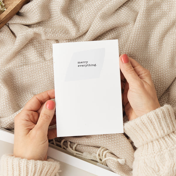 Merry Everything. Greeting Card