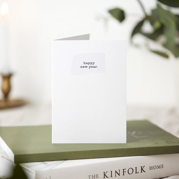 Happy New Year Greeting Card