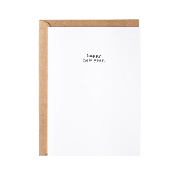 Happy New Year Greeting Card