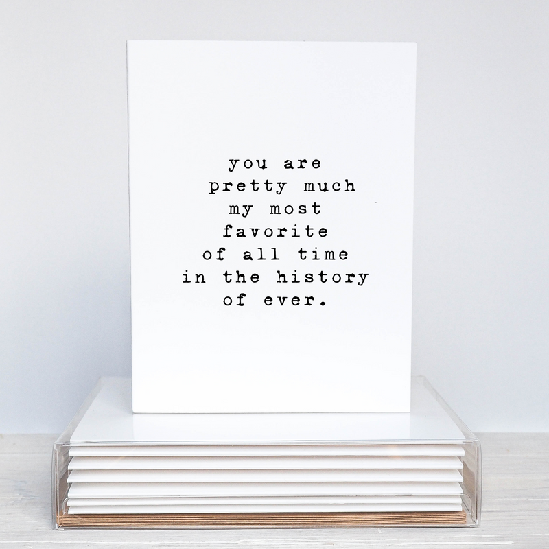 History of Forever Greeting Card