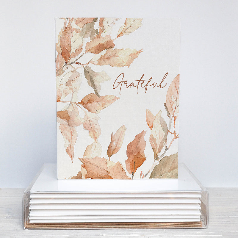 Grateful Leaves Greeting Card