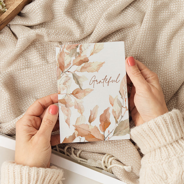 Grateful Leaves Greeting Card
