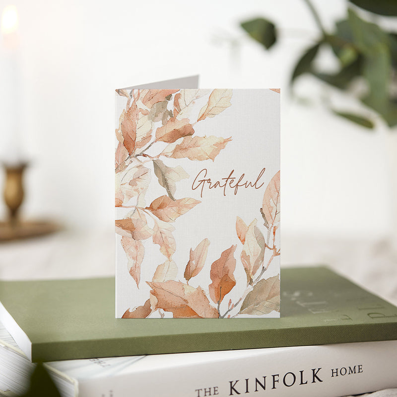 Grateful Leaves Greeting Card