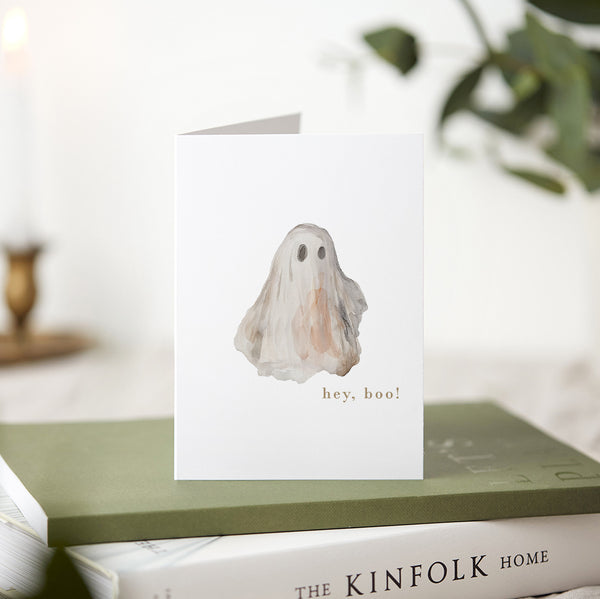 Hey Boo Greeting Card