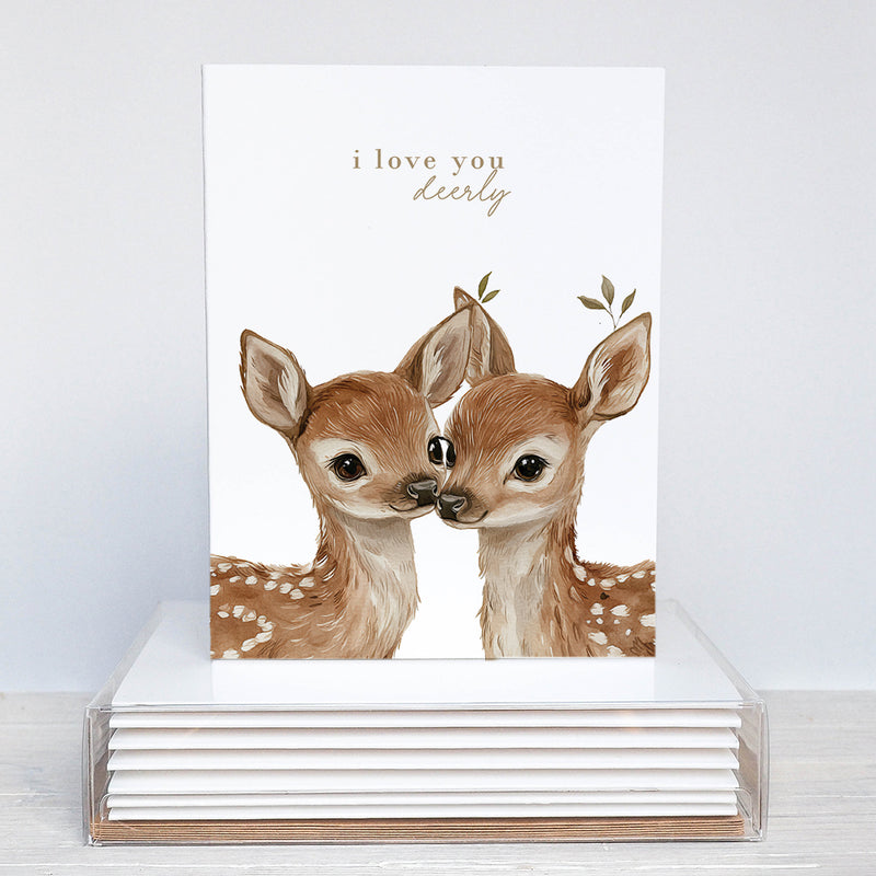 I Love You Deerly Greeting Card