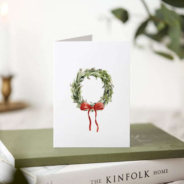 Christmas Wreath Greeting Card