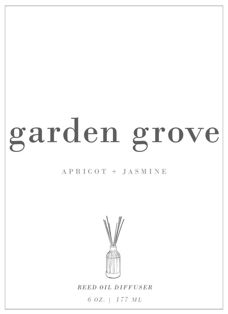 Garden Grove | Apricot + Jasmine Reed Diffuser