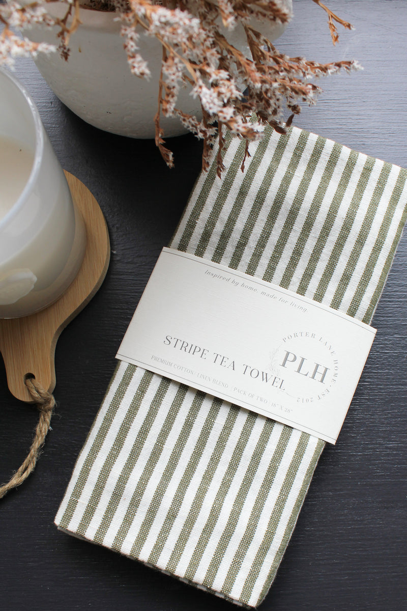 Stripe Tea Towel Set