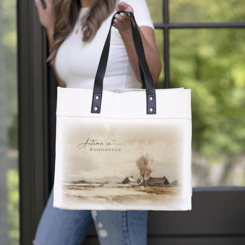 Custom Autumn In… Market Tote